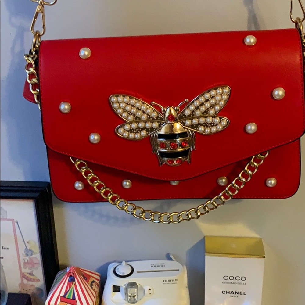 Red Crossbody purse